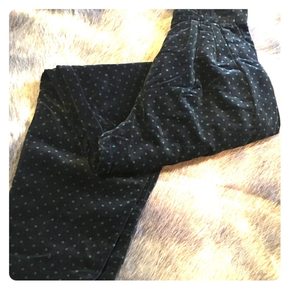 Vintage Benetton Velvet Trousers